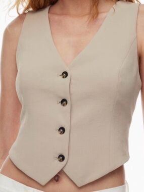 Aritzia, Wilfred Vest, S, Beige